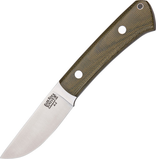 Bark River Woodland Green Micarta Knife