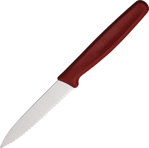 Victorinox Red Serrated Paring Knife