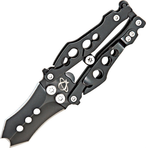 Mantis Bottleneck Black BK-2A Bottle Opener Folding Knife