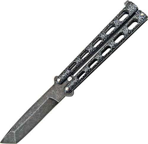 Bear & Son Butterfly Knife - Damascus Steel