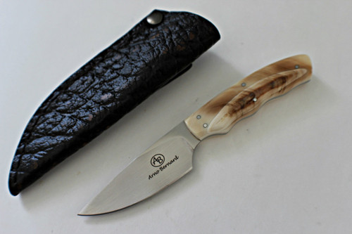 Arno Bernard Squirrel Fixed Blade With Warthog Ivory Handles