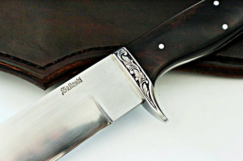 Joe Szilaski Custom Forged Fixed Blade Knife (Satin)