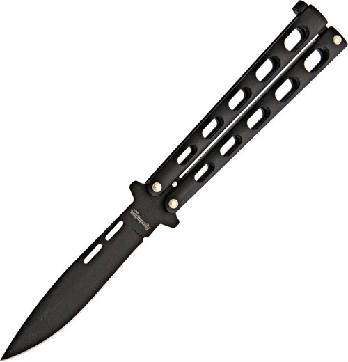 Remington USA Drop Point Butterfly Knife Black