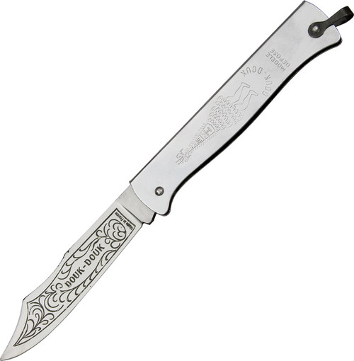 Douk-Douk Slip Joint folder Knife Silver