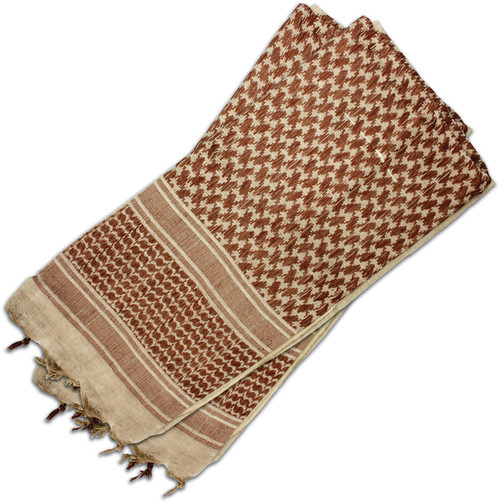 Red Rock Outdoor Gear Shemagh Head Wrap Tan/Brown