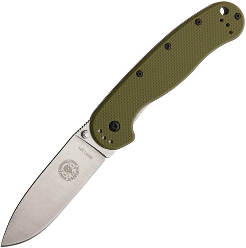 ESEE Avispa OD Green Frame Lock Knife (Stonewash)