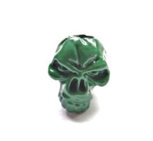 Schmuckatelli Emerson Skull Bead (Green)