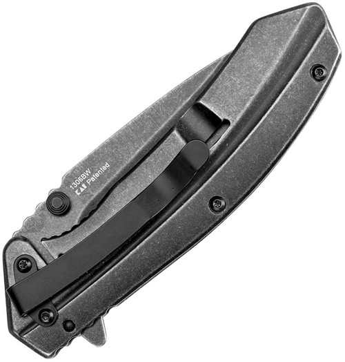 Kershaw Filter A/O Framelock Flipper Knife (Blackwash) - Closed