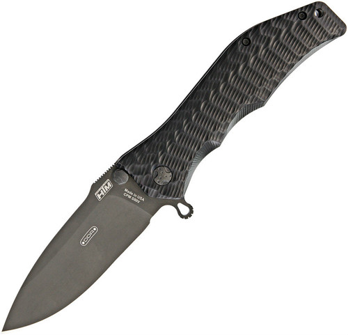 HTM Gunhammer Large A/O Framelock Knife (Black DLC)