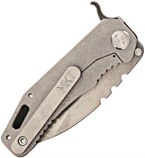 Medford Knife & Tool 187F OD Green Frame Lock Flipper Knife (Vulcan) Closed