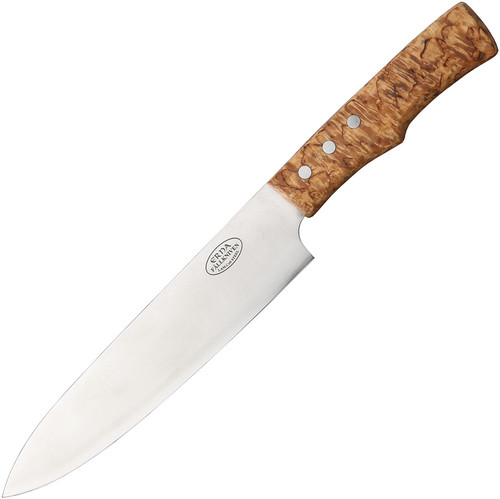 Fallkniven Erna Curly Birch Barbeque Knife (Satin)