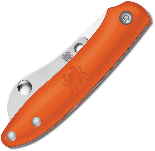 Spyderco Roadie Orange FRN Slip Joint Knife (Satin) - Closed