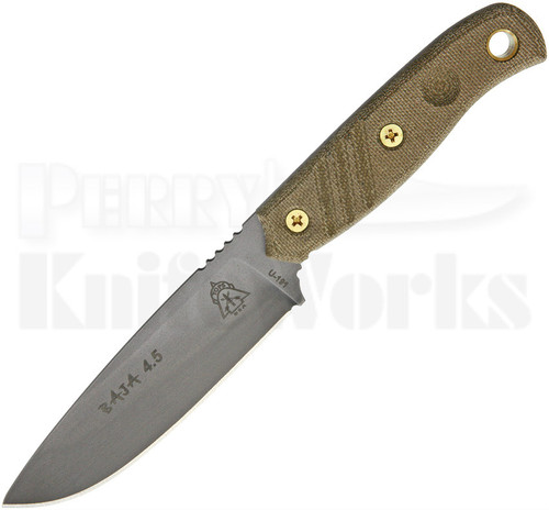 Tops Baja 4.5 Fixed Blade Knife (Black River Wash)