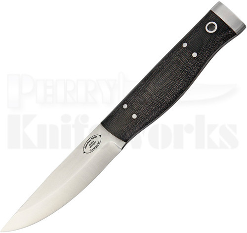 American Knife Company Forest Black Canvas Micarta Knife (Satin)