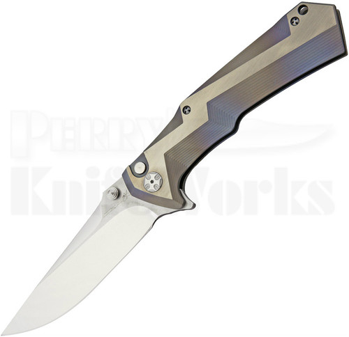 Brian Tighe Custom Tighe Tac II Button Lock Knife (Two Tone)