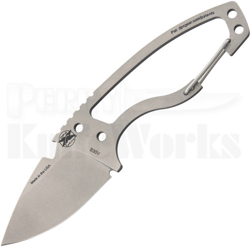 DPx Heat Hiker Neck Knife With Carabiner (Sand Blasted)