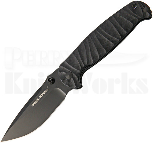 Real Steel H6 Special Edition II Black Linerlock Knife (Black)