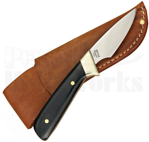 Schrade USA Little Finger Pakkawood Fixed Blade Knife (Satin)