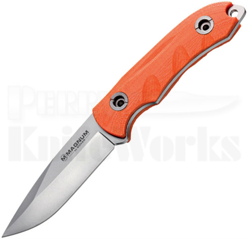 Boker Magnum Orange Outdoor Fixed Blade Knife (Satin)