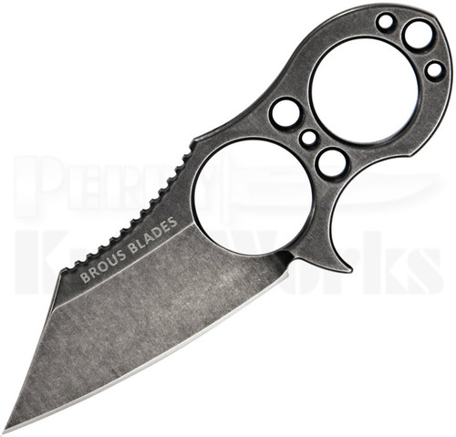 Brous Blades Silent Soldier Ranger V2 Neck Knife (Acid Stonewash)