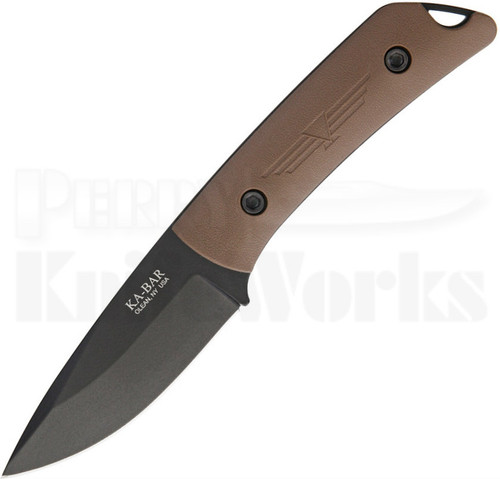 Ka-Bar Jarosz Globetrotter Fixed Blade Knife (Black)