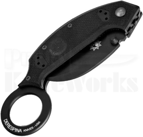 Fox Knives Derespina Linerlock Karambit Knife (Black)