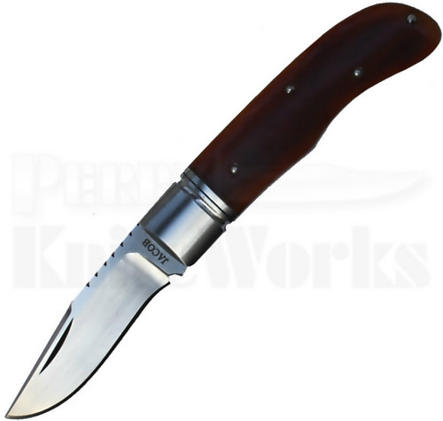 Phil Jacobs Amber Bone Trapper Knife Phil Jacobs Amber Bone Trapper Knife