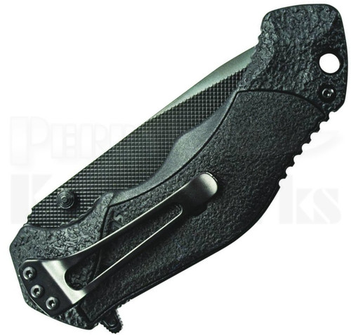 Schrade M.A.G.I.C. A/O Black Linerlock Knife (Black Tanto)