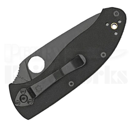 Spyderco Tenacious Black Serrated Knife C122GBBKPS