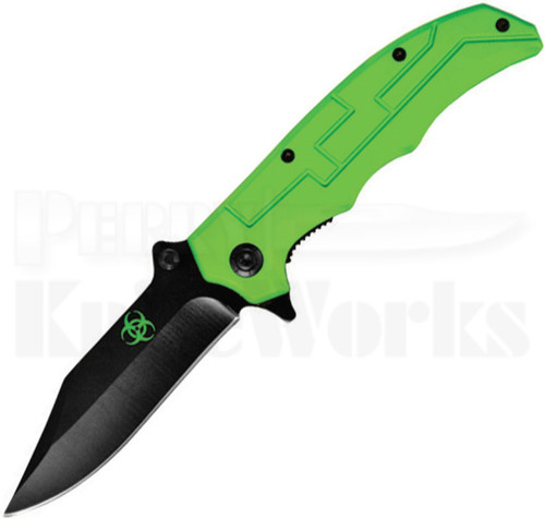 Factory X Biohazard Clip Point Linerlock Knife 