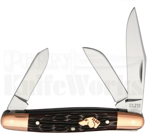 Ka-Bar Coppersmith 3 Blade Stockman Knife