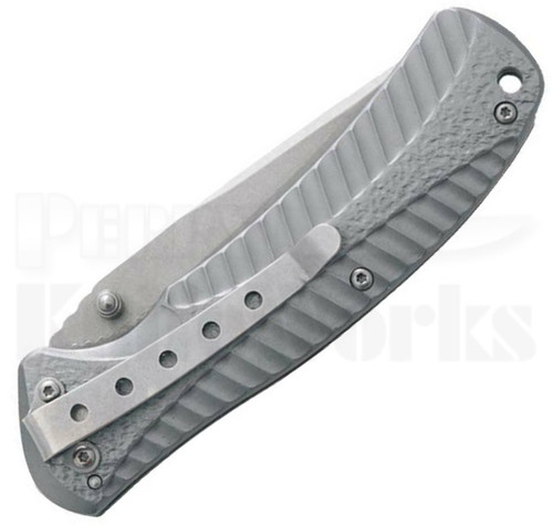 Colt Gray Grey Gripper Linerlock Knife (Stonewash) CT647