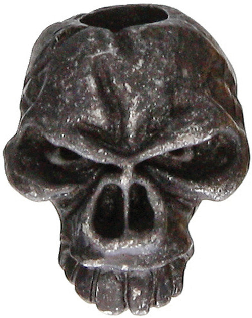 Schmuckatelli Emerson Skull Bead Black Oxidized