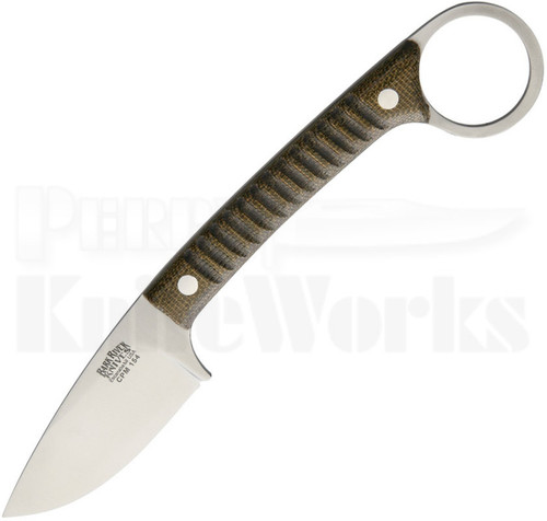 Bark River Ringtail Green Micarta Fixed Blade Knife