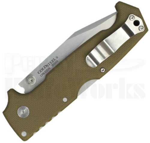 Cold Steel SR1 OD Green Tri-Ad Lock Knife (4.0" Satin) 62L