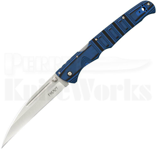 Cold Steel Frenzy II Tri-Ad Lock Knife Black/Blue G10 62PV2