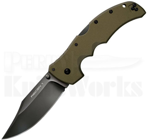 Cold Steel Recon 1 Spear Point Knife Green 27TLSVG @ Perry Knife Works