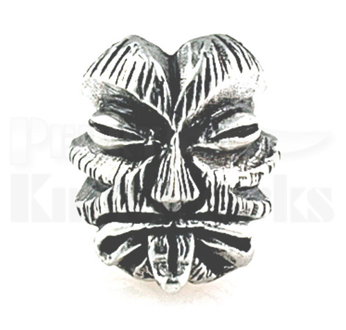 Schmuckatelli Kiko Tiki Skull Bead Pewter