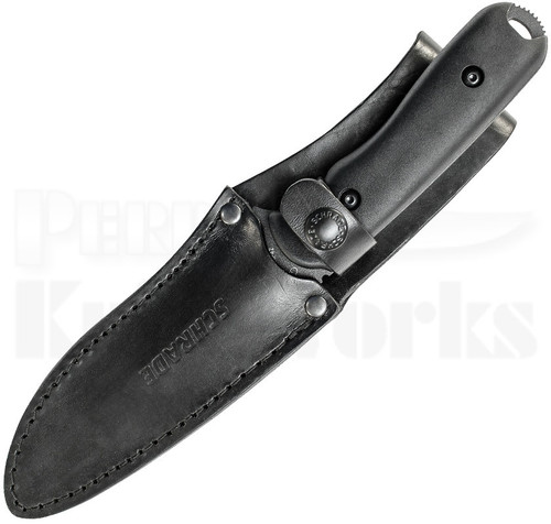 Schrade Frontier Fixed Blade Knife Black (5" Black) SCHF42