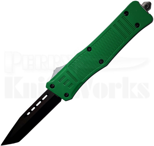 Cutting Edge Heretic Green D/A OTF Auto Knife Tanto