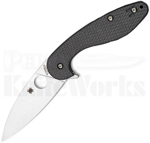 Spyderco Sliverax Compression Lock Knife Black C228CFP