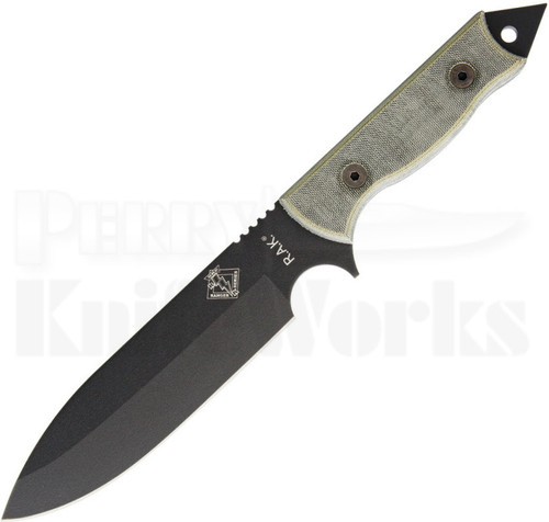 Ontario RAK Ranger Assault Knife Green Micarta 8674 l Perry Knifeworks