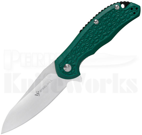 Steel Will Modus Green FRN Flipper Knife F25-12