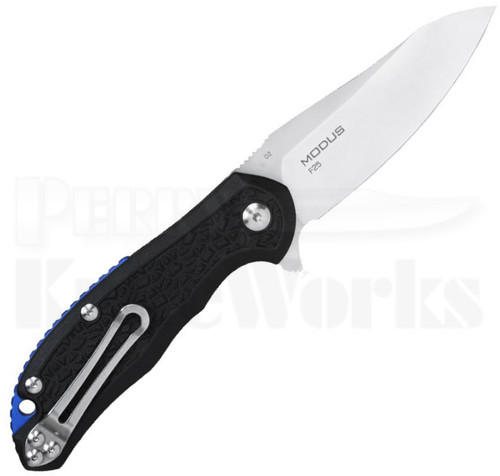 Steel Will Modus Black FRN Flipper Knife (3.25" Satin) F25-11