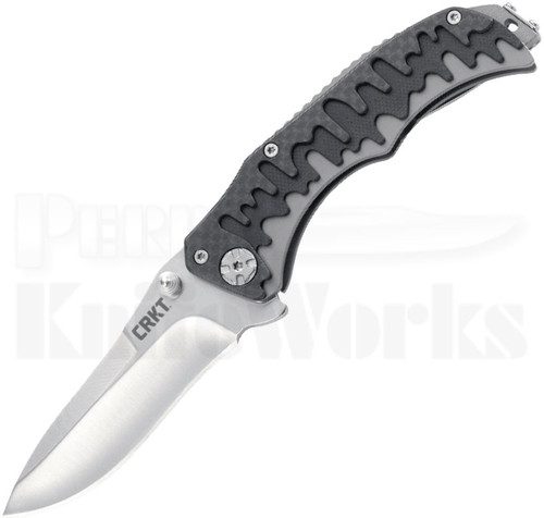 CRKT Drip Tighe Drop Point Assisted Opening Knife (3.12" Satin) 1190