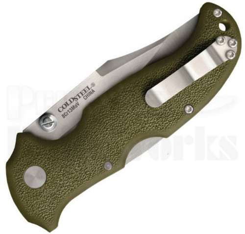 Cold Steel Bush Ranger Lite Tri-Ad Lock Knife OD Green (3.5" Satin) 21A