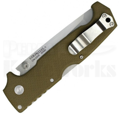 Cold Steel SR1 Tri-Ad Lock Tanto Knife OD-Green G-10 62LA l For Sale