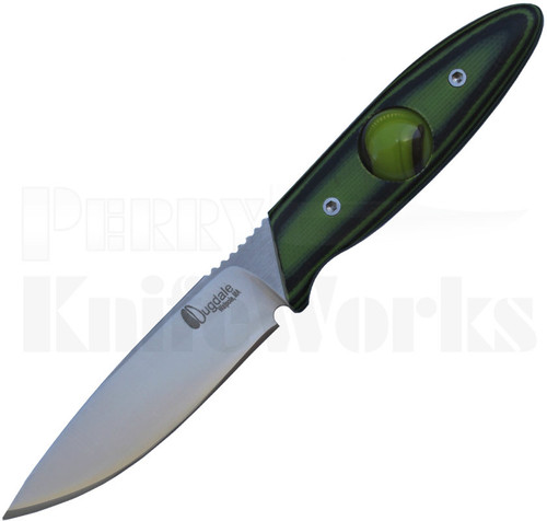 Dan Dugdale Custom Marble Neck Knife Green/Black