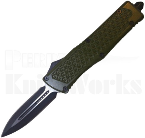 Delta Force Green Spear Point OTF Automatic Knife