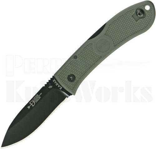 Ka-Bar Dozier Folding Hunter Knife Green 4062FG